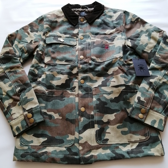 Deathworld Camo Jacket Small NWT - Picture 7 of 16